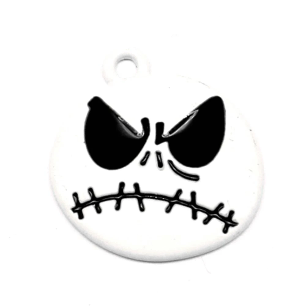 

Ghost Face Charm For Making Jewelry Diy Finding 20pcs 20x22mm