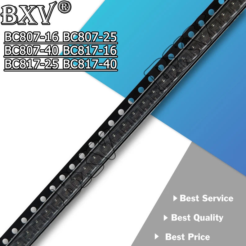 100PCS BC847B BC847 BC807-16 BC807-25 BC807-40 BC817-16 BC846B BC847A BC847C BC848B BC856B BC857B BC857C SOT23 | Электронные