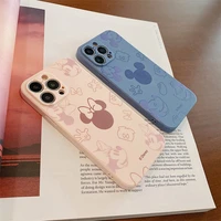 iphone 11 12 13 pro max mickey mouse anime phone case for12 13 mini 6 6s 7 8 plus x xr xs max se 2020 soft silicone funda back