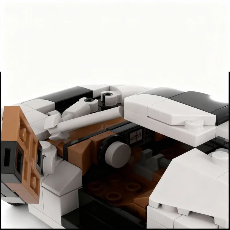 Фото 706 деталей MOC City Champions Ssc Ultimate Aero, набор строительных блоков, идея для рождественского подарка, коллекция, креативный декор для демонстрации. №4