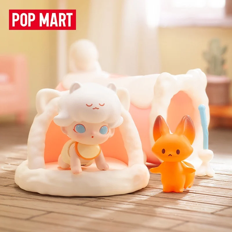 

Оригинальные игрушки, модель POP MART DIMOO серии Cat Park с подтверждением стиля, милая аниме-фигурка, Подарочная коробка сюрпризов