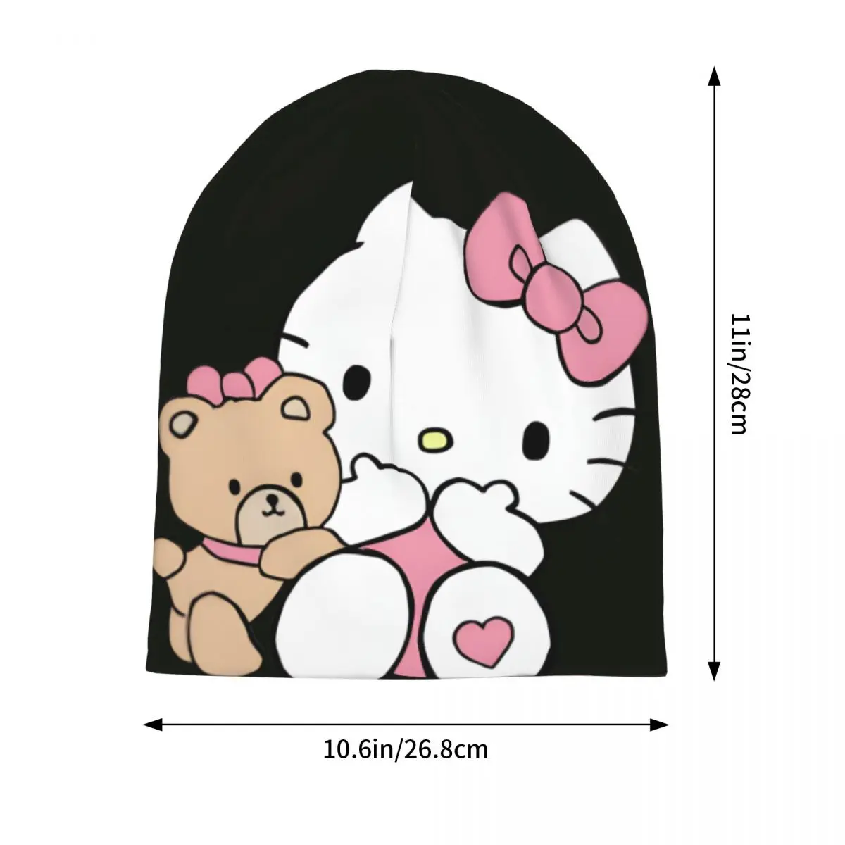 Шапка милые модные шапки для мужчин и женщин шапочки Hello Kitty облегающие Лыжные