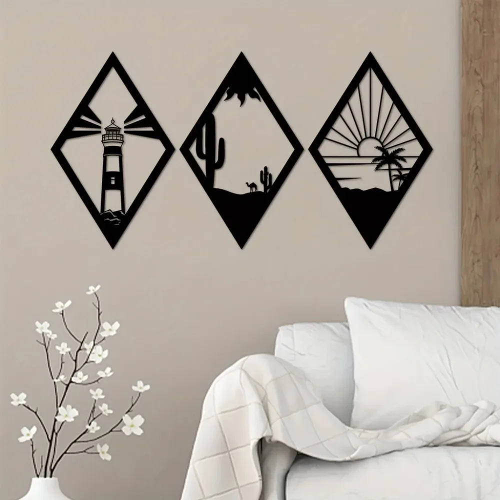 Металлический Настенный Декор Закат Пляж Знак Металлическая Настенная