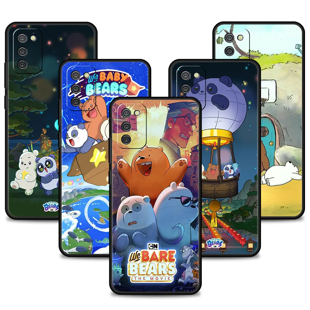 

Drive A Truck We Bare Bear Phone Case For Samsung A02s A01 A03s A50 A30 A30s A70s A04 A90 A40 A70 A42 M52 M51 M62 M31 M13 Shell