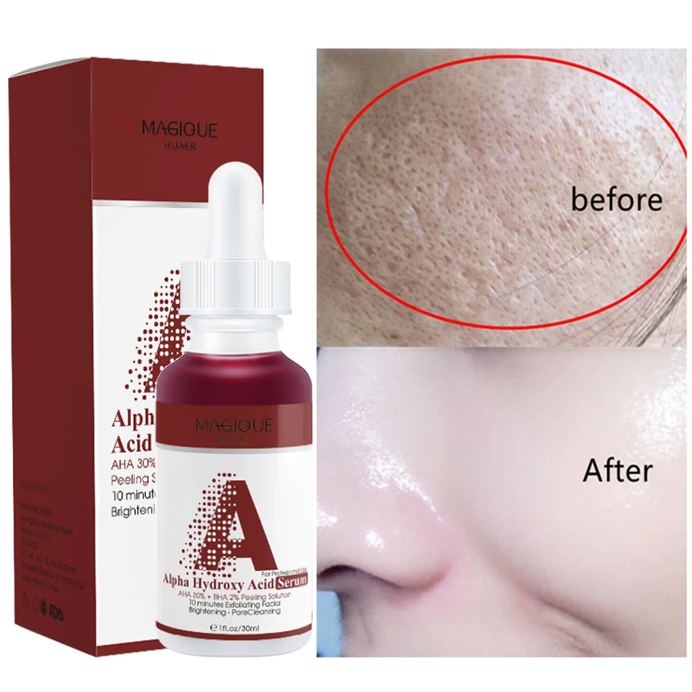 

Glycolic Acid Shrink Pores Face Serum Salicylic Acid Moisturizing Nourishing Essence Firming Whitening Beauty Korean Cosmetics