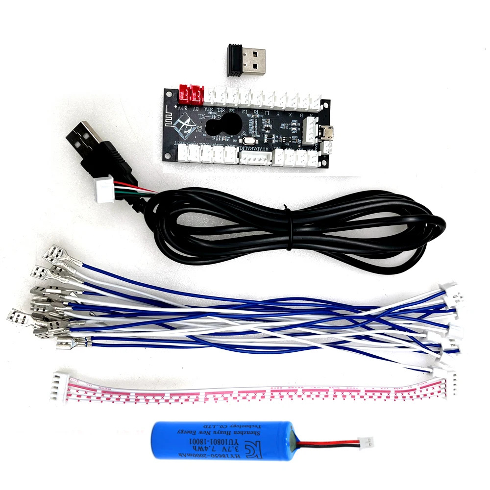 

Pc Ps3 Android In 1 Encoder Wireless Usb Board Zero Delay Fighting Game Controller Joystick Cable Battery Diy Arcade Machine