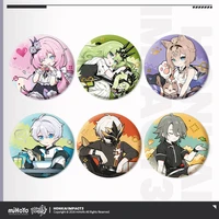 game honkai impact 3 metal figure 58mm badge round brooch pin 2136 gifts kids collection toy