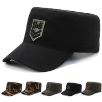 army camouflage male flat top baseball cap men embroidered us caps outdoor sports tactical dad hat casual hunting hats