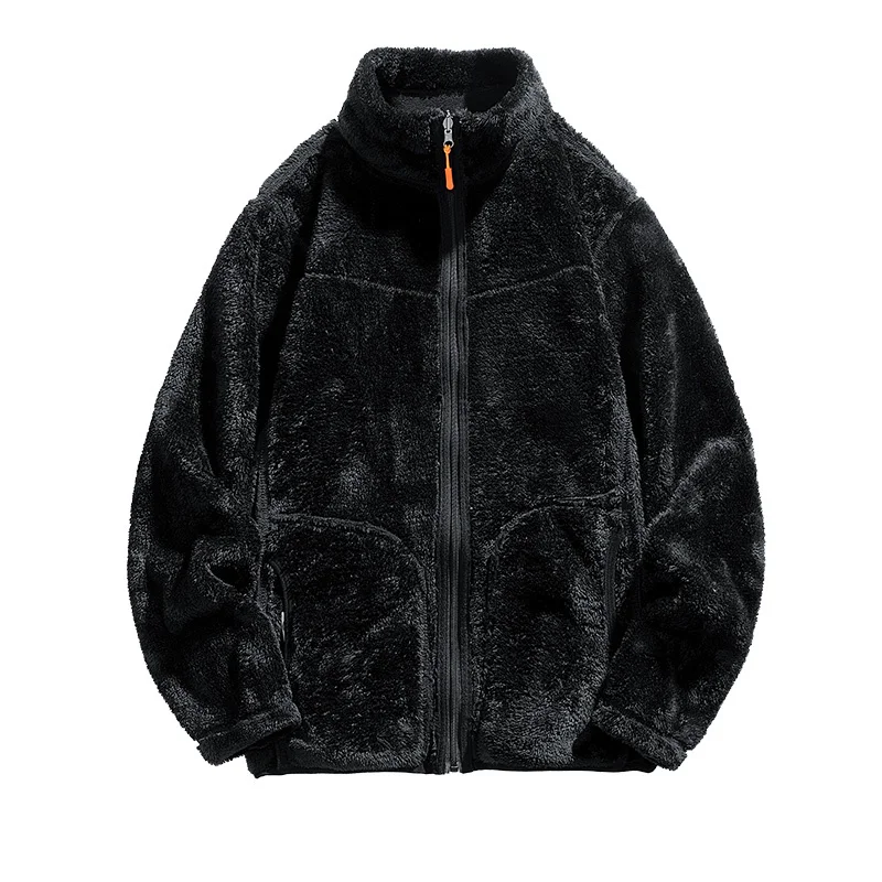 Winter Jacket Men Warm Fashion Casual Thicken Reversible Jacket Men Streetwear Korean Loose Short Coat Mens Thick Fleece Jackets