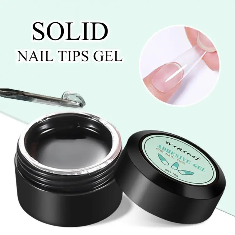

10g Solid Patch Adhesive Gel Phototherapy Canned Nail Patch Gel Manicure Tools UV Glue Liquid Do Not Hurt The Nail Shop Glue