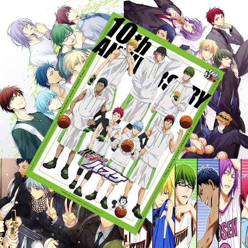 

Постеры Kuroko's для баскетбола наклейка Kuroko Tetsuya Kagami Taiga Аниме периферийные продукты мультфильм бытовые товары обои подарок