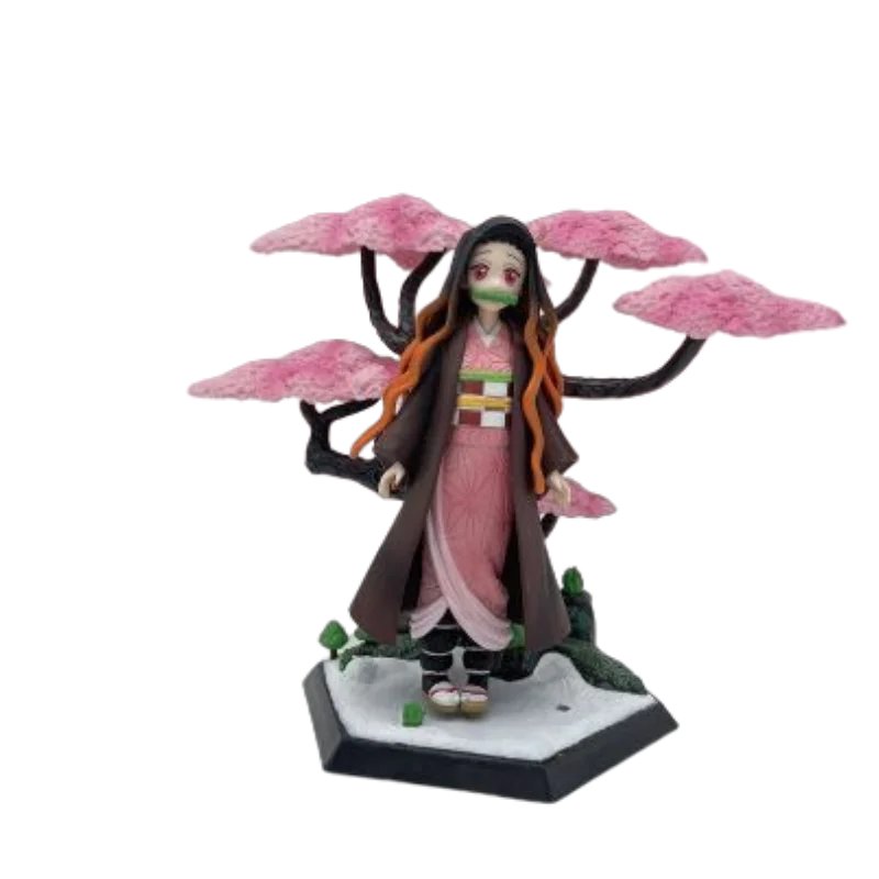 

Ghost Slayer Blade anime peripheral Nezuko scene high-quality version hand-run collection model desktop decoration birthday gift