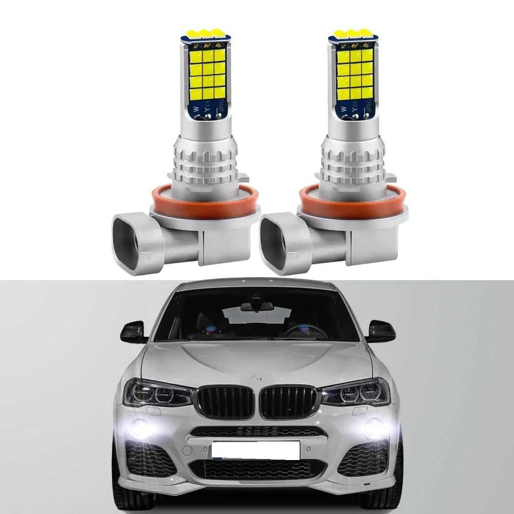 

Светодиодные Автомобильные противотуманные фары 2 шт. для BMW X4 F26 2014 2015 2016 2017 2018, передние противотуманные фары, автомобильные аксессуары Canbus