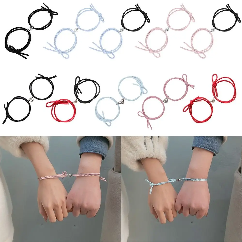 Креативный разноцветный магнитный браслет с завязками эластичная повязка для