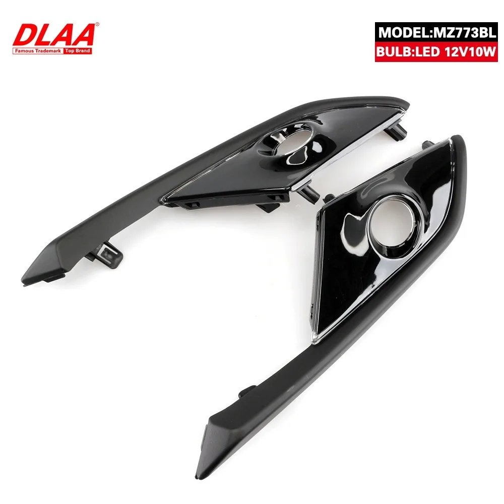 Для Mazda CX3 CX-3 2016 2017 2018 2019 DLAA светодиодный передний бампер противотуманные фары DRL