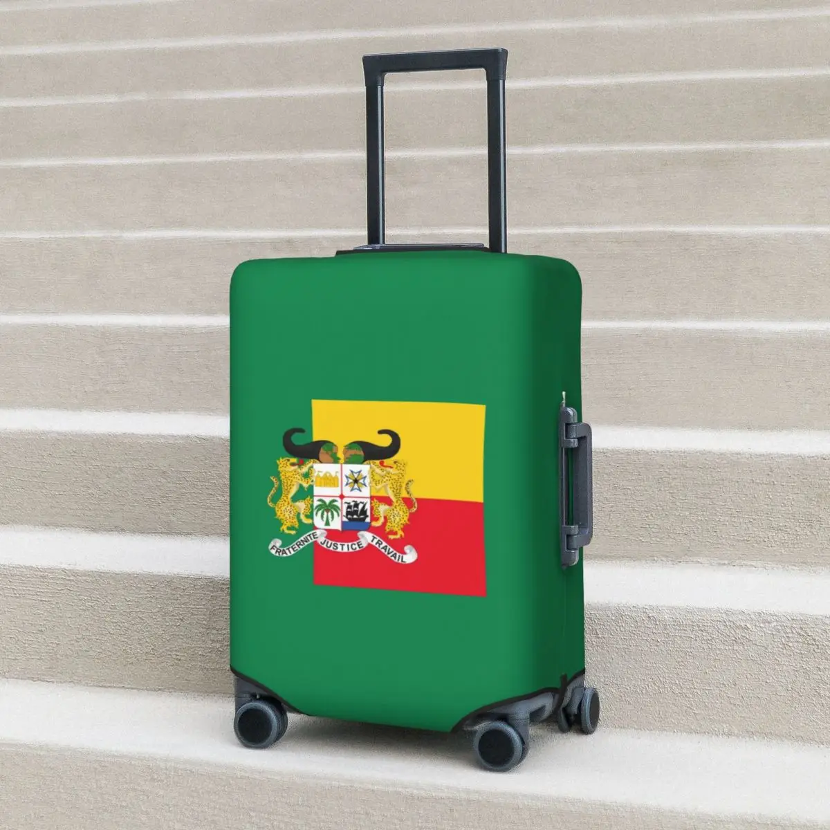 Чехол для чемодана с африканскими флажками Модный протектор круиз-путешествий
