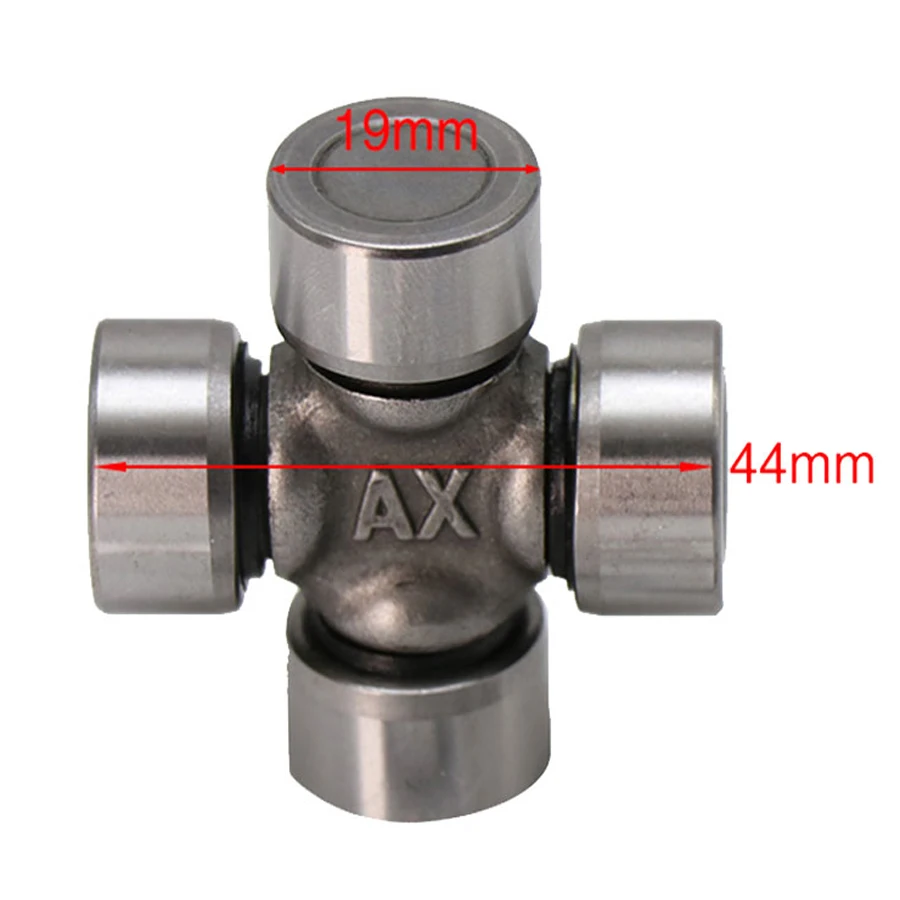 B272 Универсальный шарнир для мотоцикла крестовая нержавеющая сталь 19*44 мм