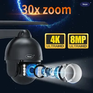 8MP 4K WiFi Camera Outdoor Home Security IP Camera 30X Zoom Fast Pan Tilt Camera P2P CCTV Security Video Monitor