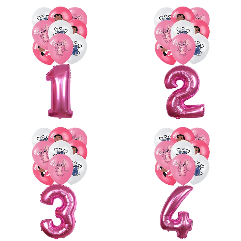 

19pcs/lot 32inch Disney Lilo & Stitch Helium Balloon Baby Shower Birthday Party Decoration Boys Girl Kids Toys Gift Air Globos