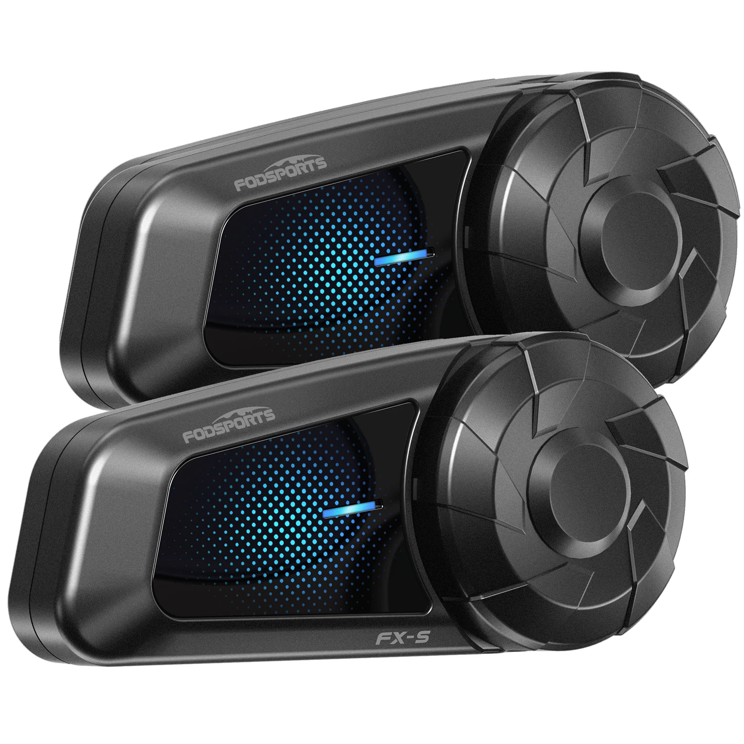 

2 шт. Fodsports FX-S мотоциклетный домофон BT5.4 гарнитура для шлема Bluetooth Moto Interphone 1000 м Comunicador, водонепроницаемый