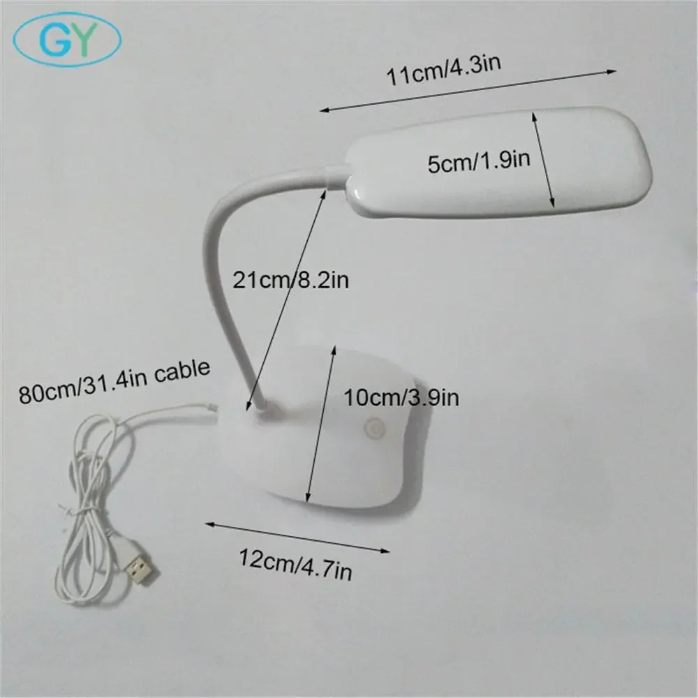 

Настольная Складная Лампа с регулируемой яркостью, 5 в пост. Тока, питание от USB