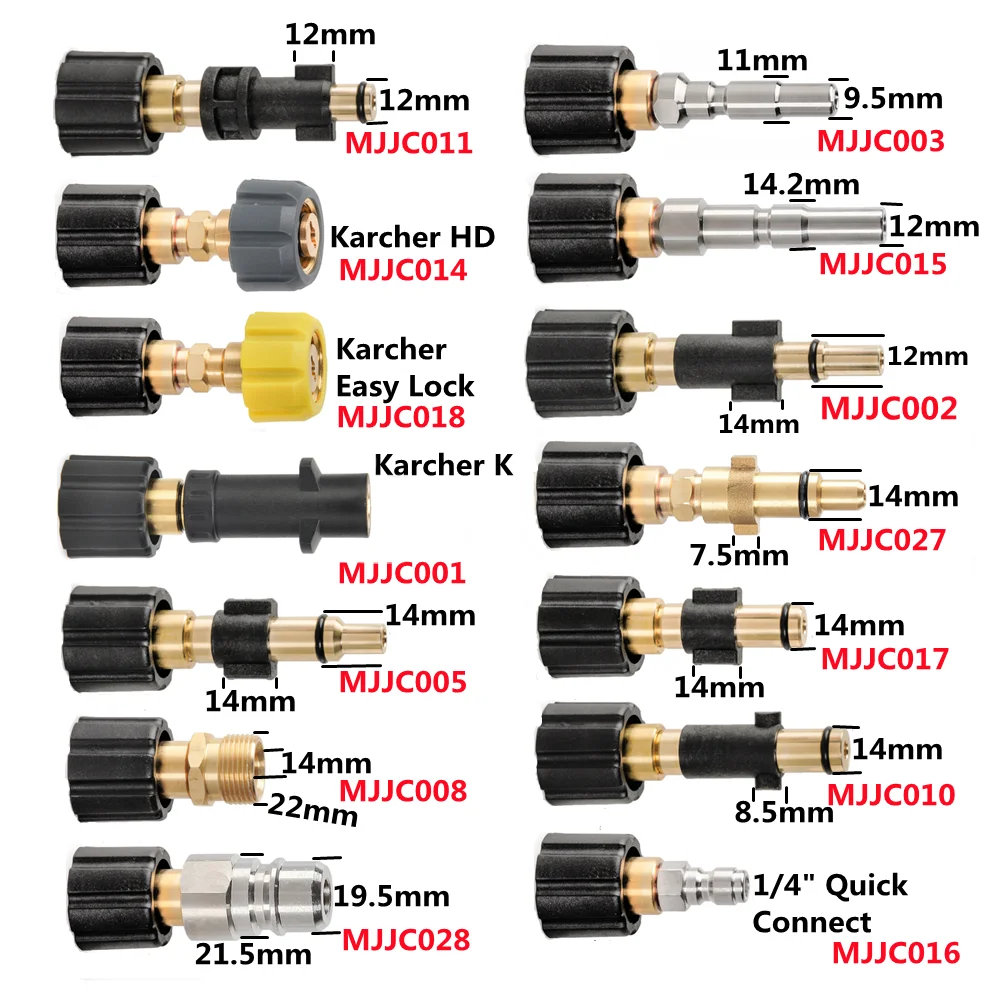 Пенная насадка MJJC PRO 2 0 для автомойки высокого давления совместимая с различными