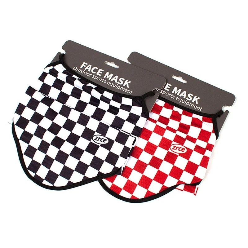 Черно-белая Сетчатая Маска для лица мужчин и женщин уличная маска шеи чехол езды