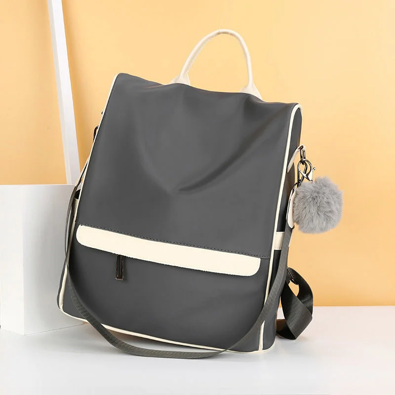 

Canvas Female Joker Travel Bag Lady Small Backpack