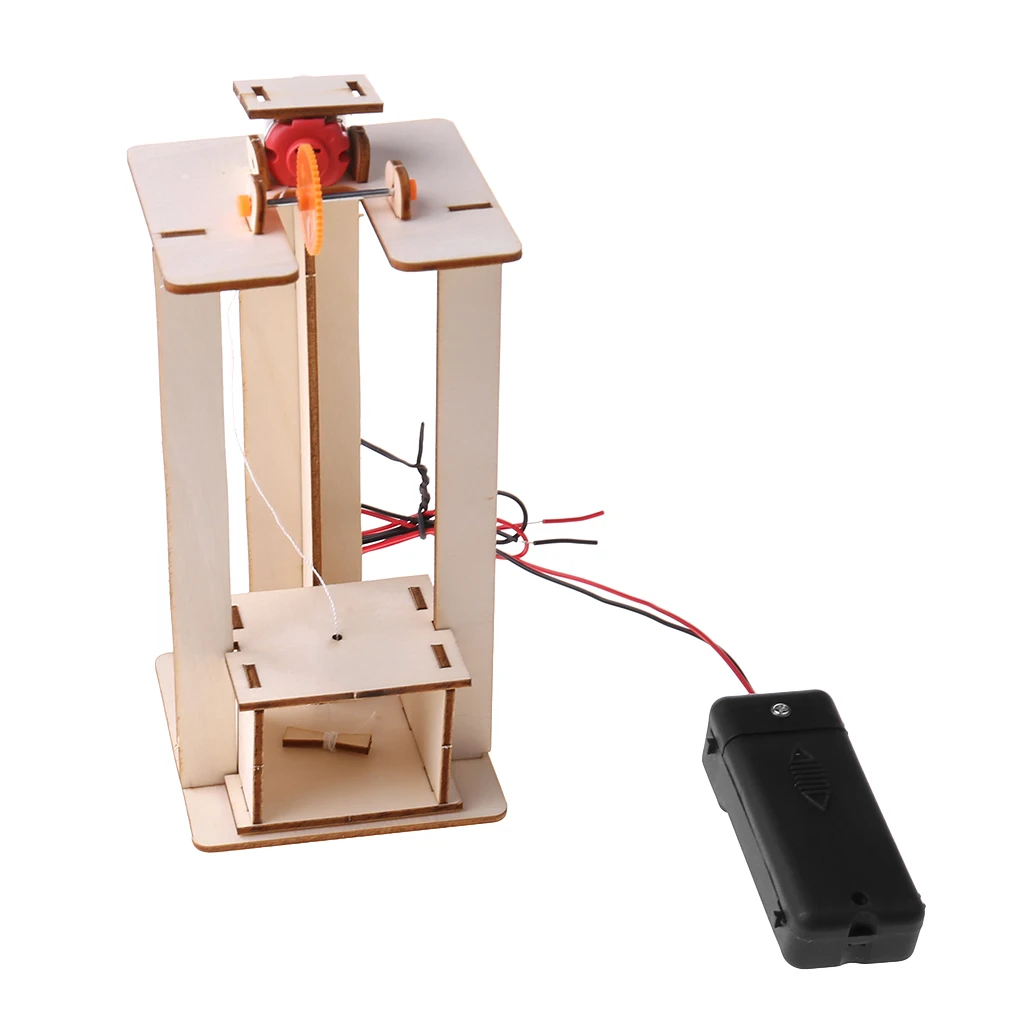 

DIY Electric Elevator Lift Model Children Boy Toys Science Experiment Puzzles Kits Creative Innovation Education Dropshipping