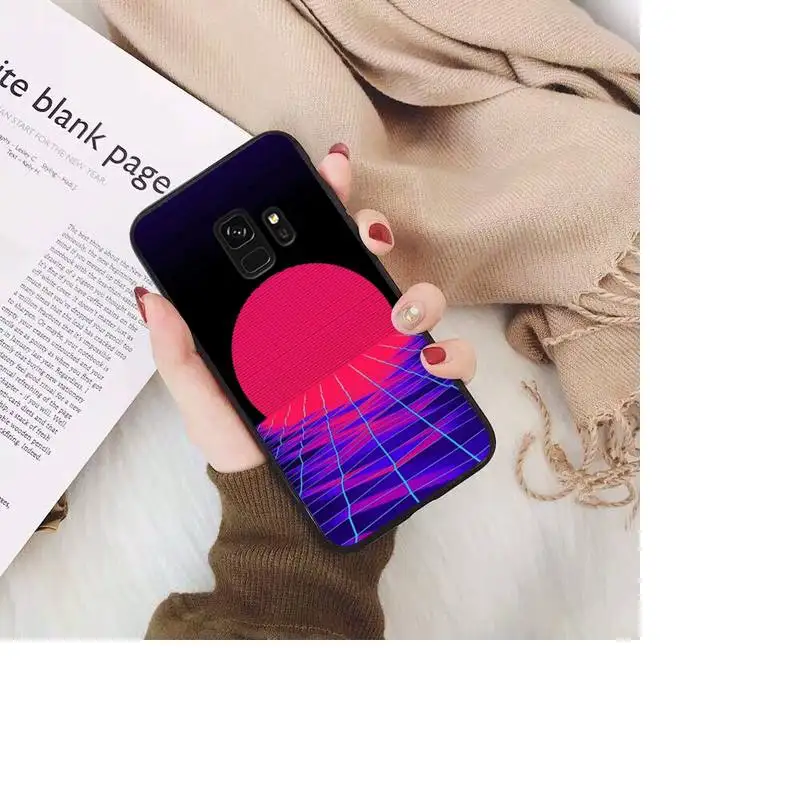TOPLBPCS Synthwave Retro 80s неоновый красочный чехол для телефона Samsung Galaxy S20 S10 Plus S10E S5 S6 S7edge S8