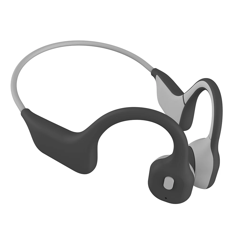 

DG08 Wireless Bone Conduction Headphones Bluetooth Sweatproof with Earbuds Outdoor Sports Headset USB Charging Earphone with Mic