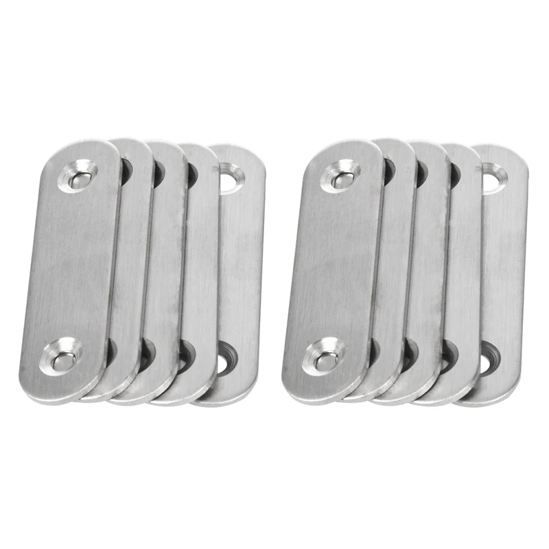 

10 шт., Прямой кронштейн для ремонта плоских пластин, 60 х16 мм