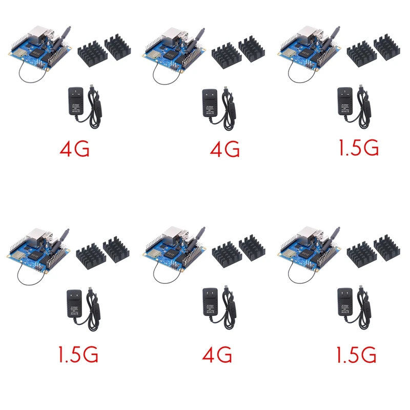 Для Orange Pi Zero3 Макетная плата 4 ГБ ОЗУ H618 Wi-Fi5 + BT5 Gigabit LAN Android12 Debian12 с радиатором