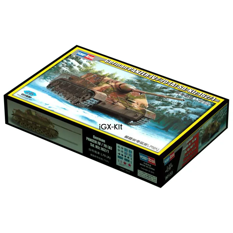 Hobbyboss масштаб 80133 1/35 немецкий Panzer IV / 70 (A) Sd Kfz 162/1 танк военная хобби игрушка