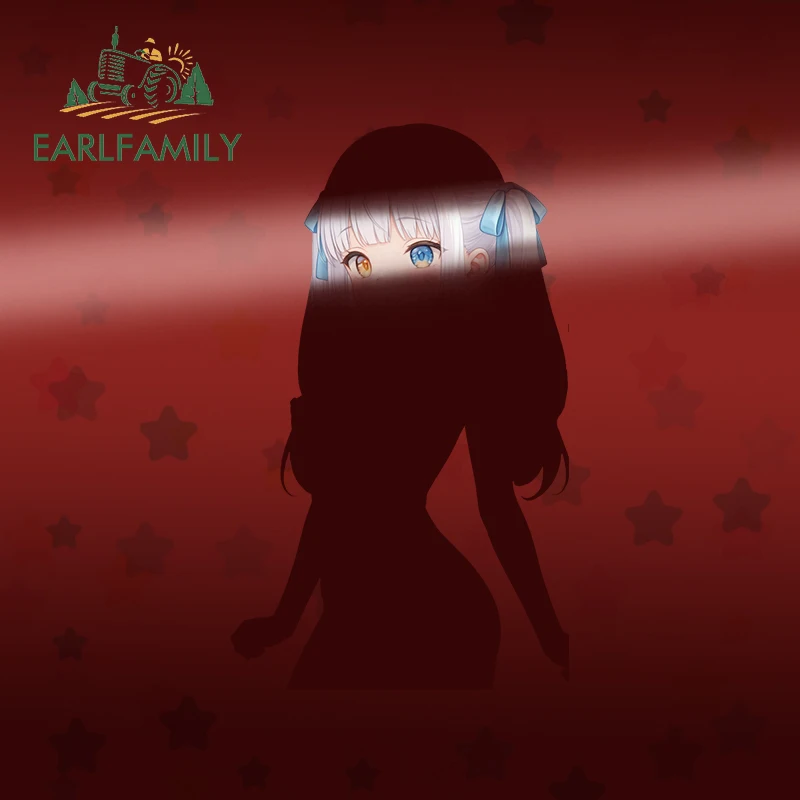 Фото Наклейки на автомобиль EARLFAMILY Bunny Kagura Mea, модные популярные наклейки с персонажами мультфильмов и аниме, наклейки на скейтборд, наклейки на кондиционер, автомобильные наклейки №5