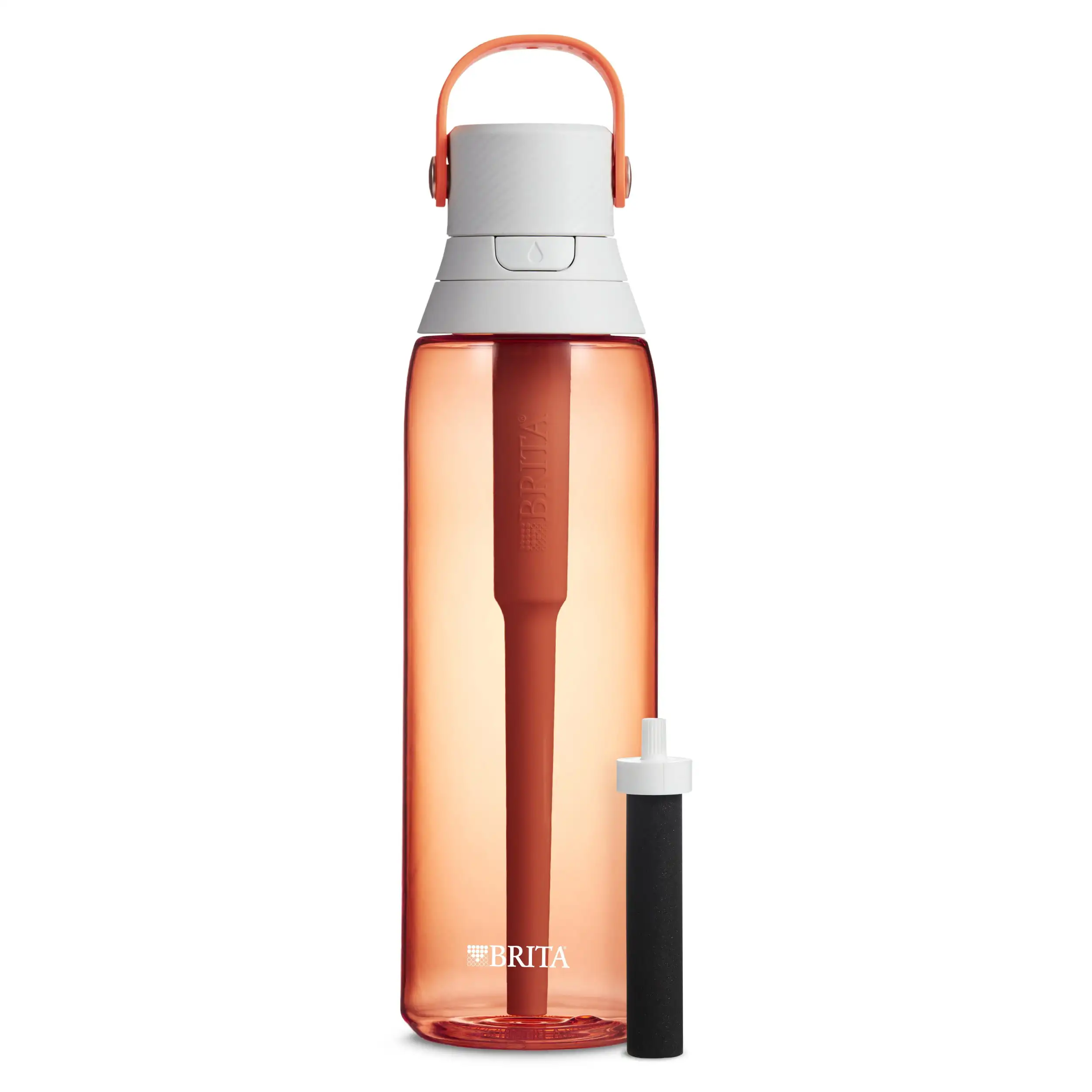 

Leak Proof Filtered Water Bottle, Coral, 26 oz, 36381