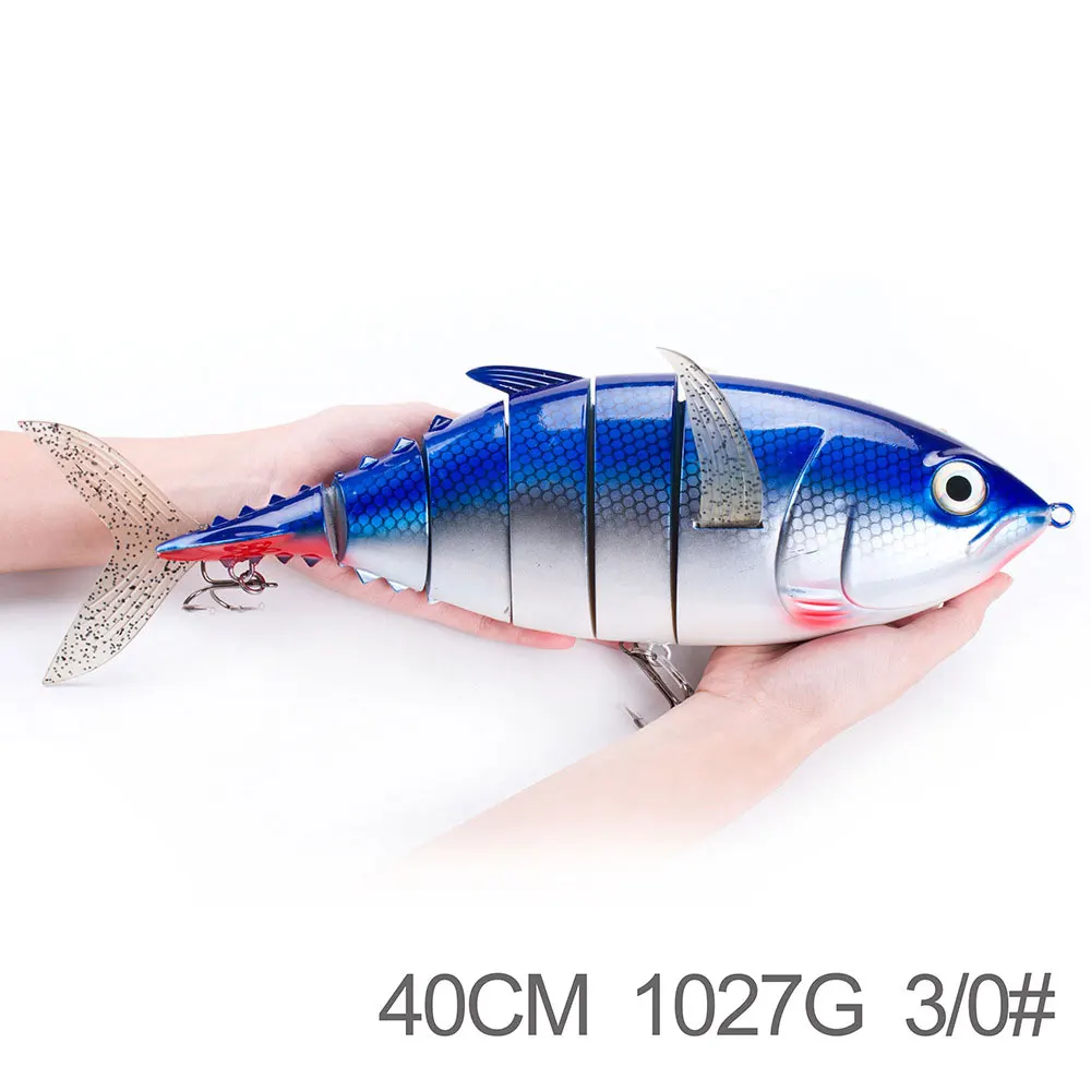 AS 40 см/1026 г большая приманка для рыбной ловли Глубоководной Рыбалки