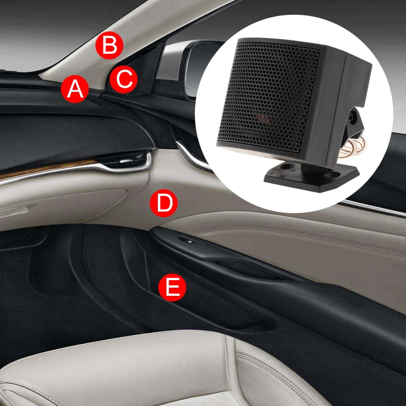 2 шт. 500 Вт мини-купольный твитер автомобильные колонки высокоэффективный