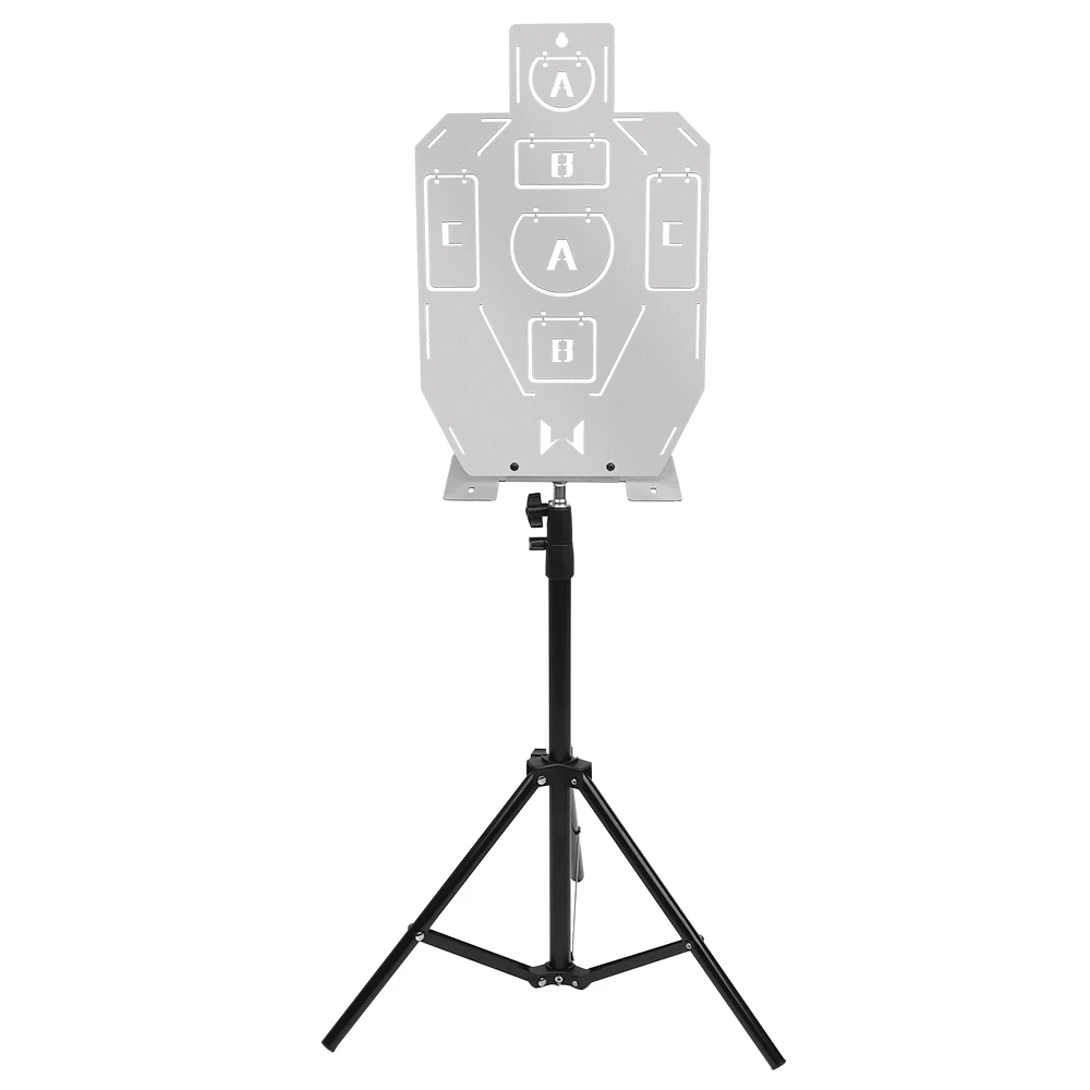 

Shooting Training Metal Target Tactical Stainless Steel Frame Practice Target Automatic Rebound Letter Bullseye Folding Tripod