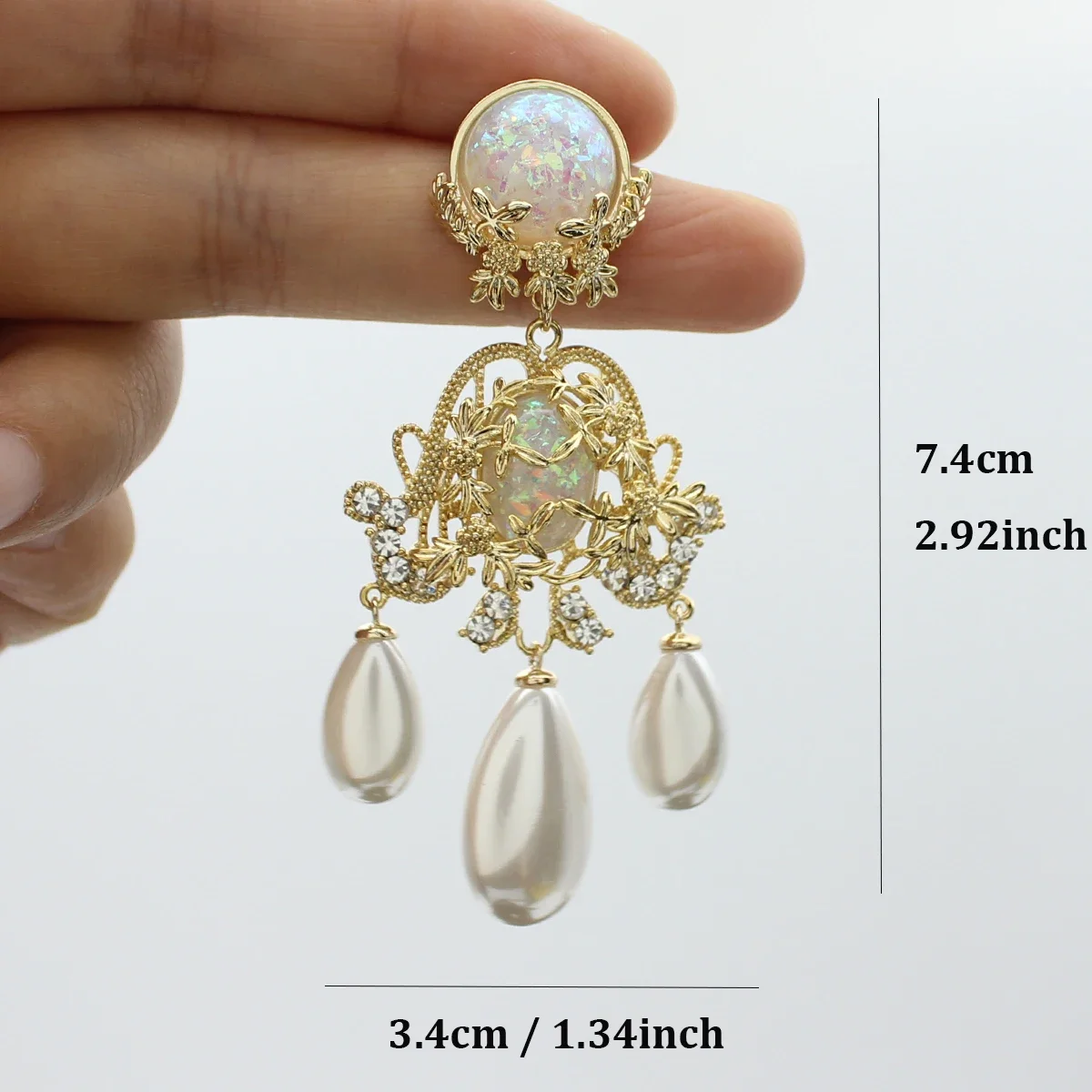 Роскошные ювелирные изделия женские серьги большая Длинная кисточка жемчуг