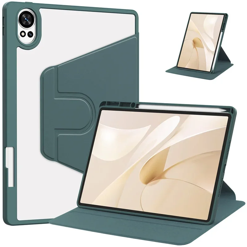 Фото Для Lenovo Tab K11 Gen2 2023 TB230FC/XC 11,5 дюймов чехол с держателем для ручки вращающийся на 360 градусов акриловый прозрачный жесткий чехол для планшета №3