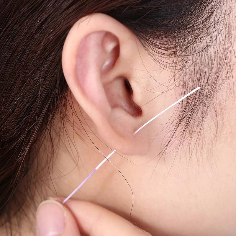 60 шт. одноразовые травяные пирсинг для ушей |