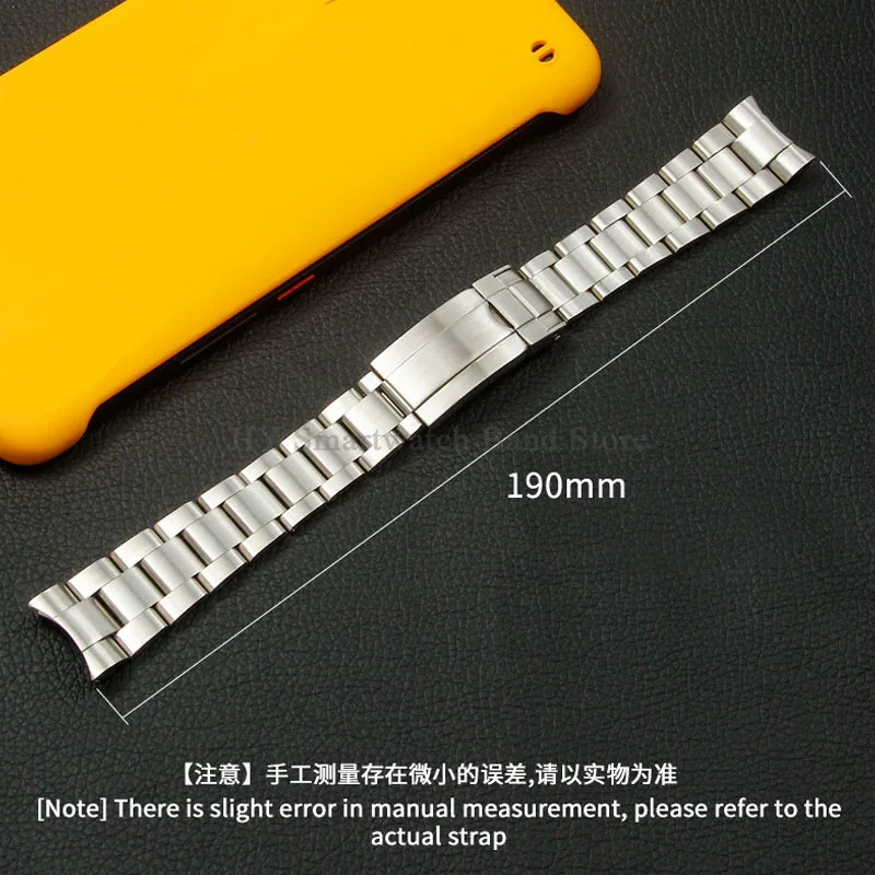 Ремешок для часов из нержавеющей стали 20 мм 21 Rolex Submariner Daytona Water Ghost браслет