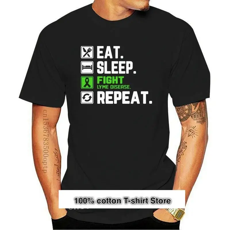 

Camiseta для hombre y mujer, camisa de lucha de la fervour de Lyme, comer, dormir R, Shir