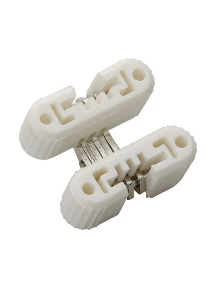 Пластиковые скрытые петли с крестообразной складкой для мебели и дверей (6 штук, 0-180 градусов).