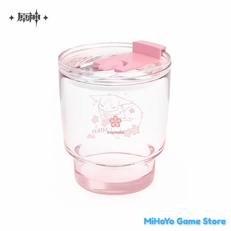 [Подлинный] MiHoYo стакан для воды официальная игра Genshin Impact Yae Miko стекло Doujin Cute