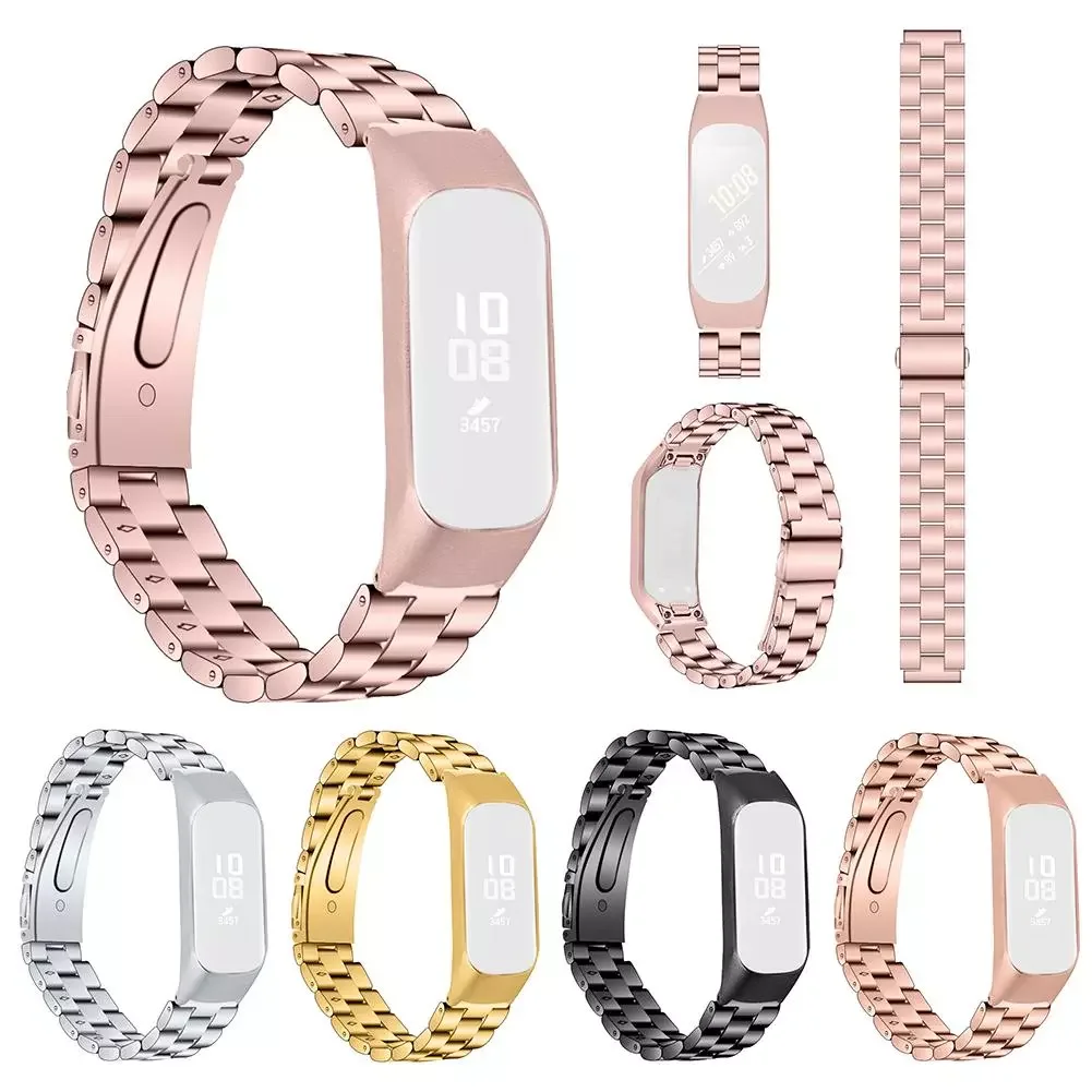 

Replacement Watch Band Stainless Steel Metal Watch Strap Bracelet Accessories For Samsung Galaxy Fit-e R375