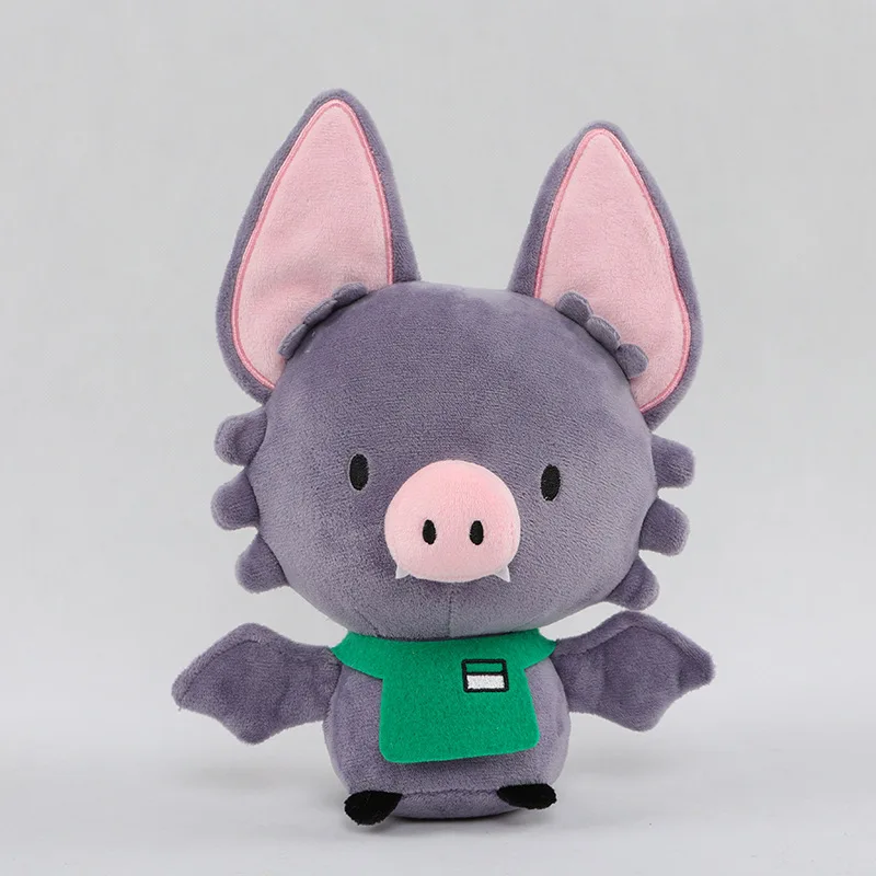 

Cartoon Bat Piggy Plush Toy Dark Elf Cute Bat Doll Comic Figure Soft Stuffed Plushie Horror Game Plushie Scary Doll Kid Gifts