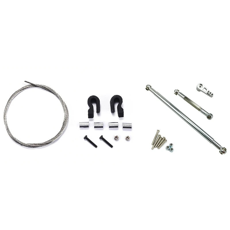 

Для MN86S MN86 MN86KS MN86K MN G500 набор стальных канатов для радиоуправляемого автомобиля и металлический рулевой Тяговый стержень сервоприводный сте...