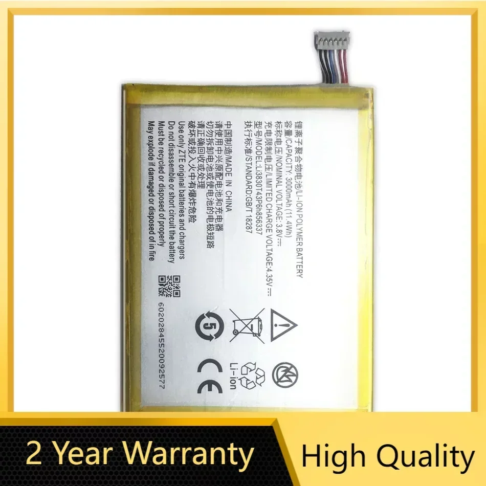 Li3830T43P6h 856337 Аккумулятор для ZTE Blade X9 G719C N939St Qingyang 3/S6 Lux Q7/-C V5 Pro V5Pro N939SC N939SD 3000 мАч